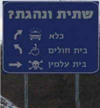 אם שותים לא נוהגים