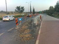 התנגדות לסלילת שביל האופניים בצד המערבי של דרך יאיר פרג