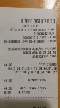 נמאס לשלם סכומים לא הגיוניים בחניוני בתי החולים!