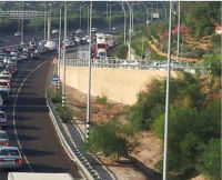 ביטול נתיב פלוס בכביש החוף