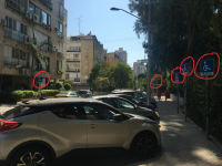 חניה ברחוב גורדון לתושבי השכונה
