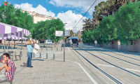 רכבת על מסילה בעמק רפאים!