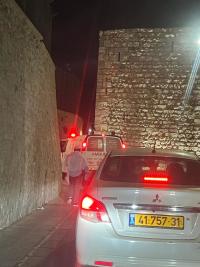סגירת מחסום שער יפו לרכבים שאינם מורשים