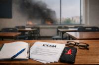 בקשה לדחיית המבחן בקורס הביצה התרנגולת או החביתה בשנקר