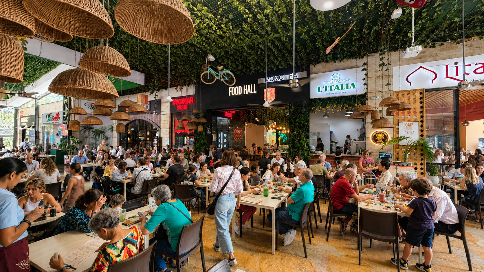 Guía del Food Hall: qué comer en Palmas Mall
