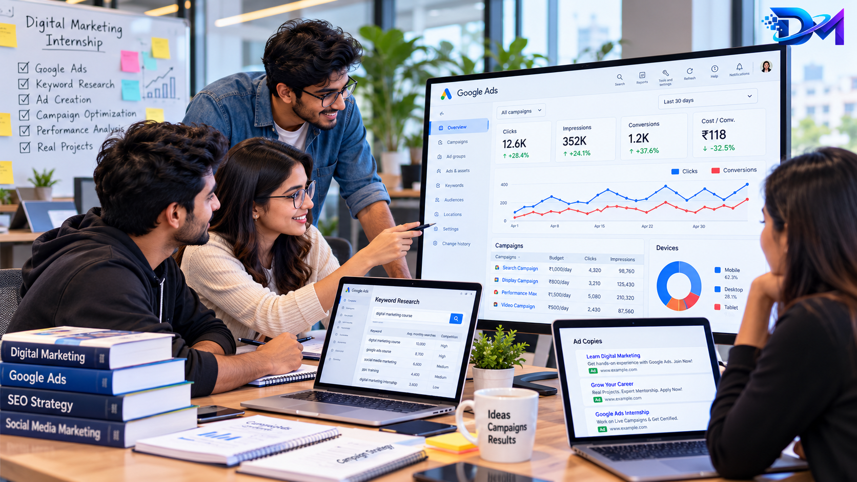 Digital Marketing Internship With Real Google Ads Projects