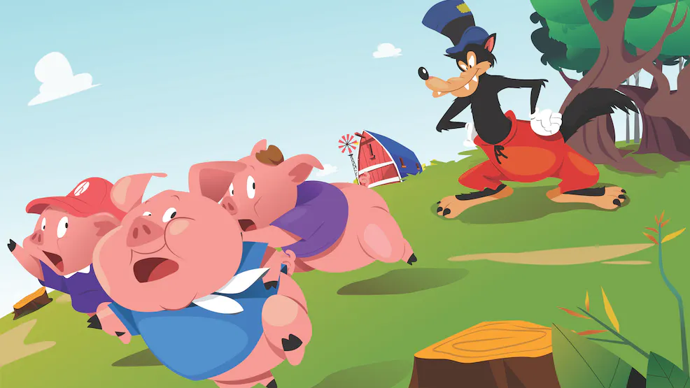 conte "Les trois petits cochons"
