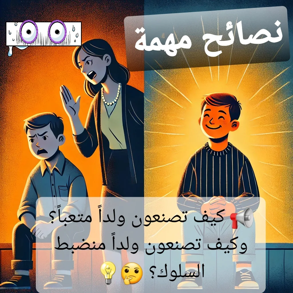 كيف تصنعون ولداً متعباً؟ وكيف تصنعون ولداً منضبط السلوك؟