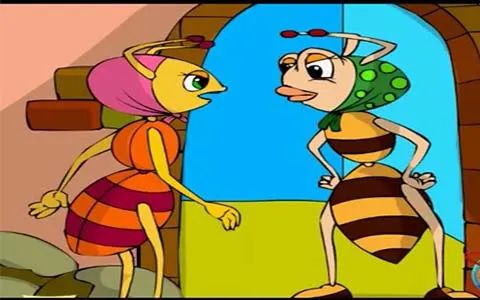 قصة النملة الكريمة والنملة البخيلة