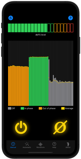 PhaseChecker app iPhone screenshot