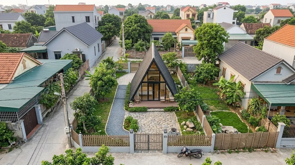 Nhà Cabin Chữ A Lắp Ghép