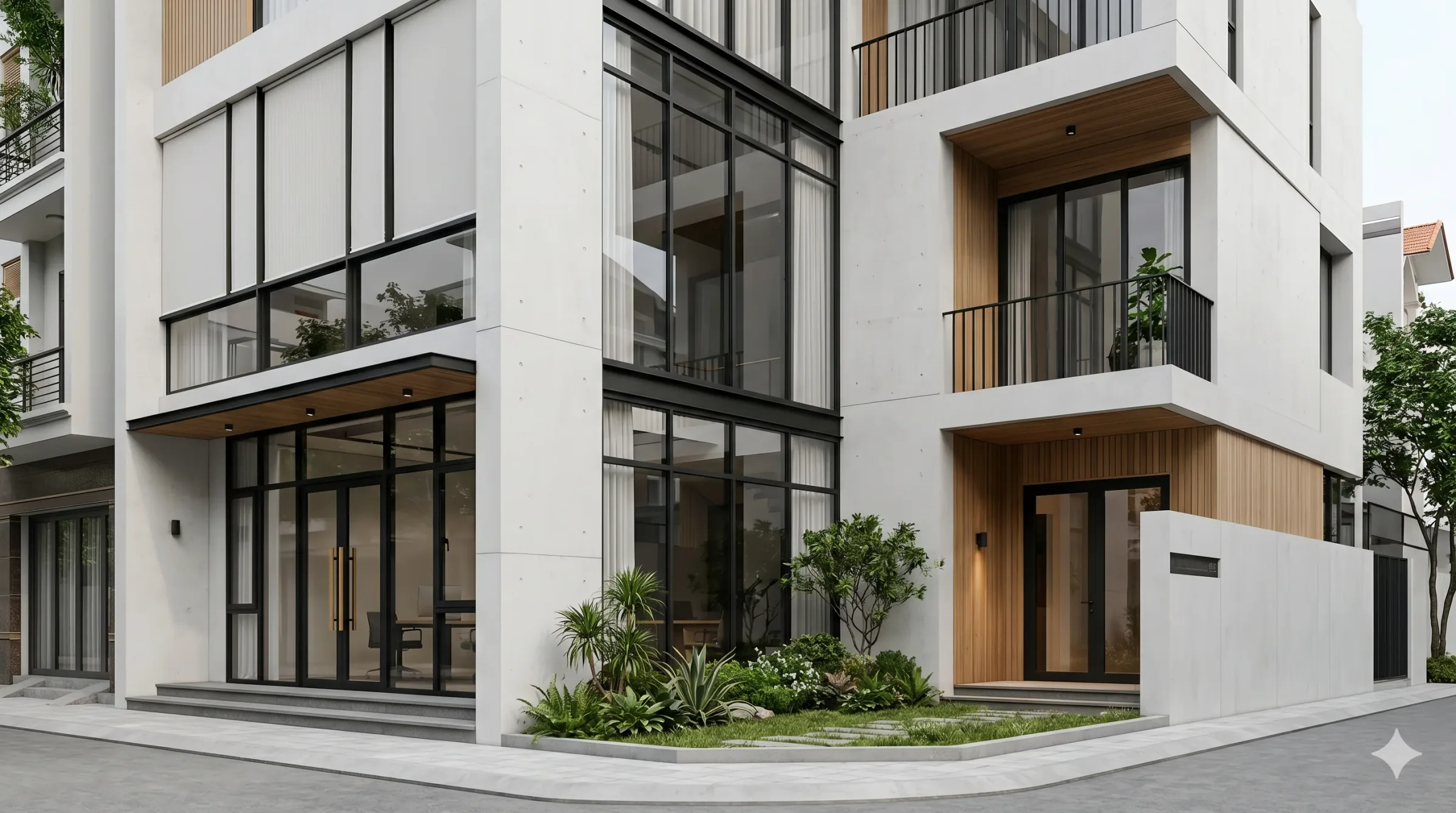 Nhà ở kết hợp studio làm việc