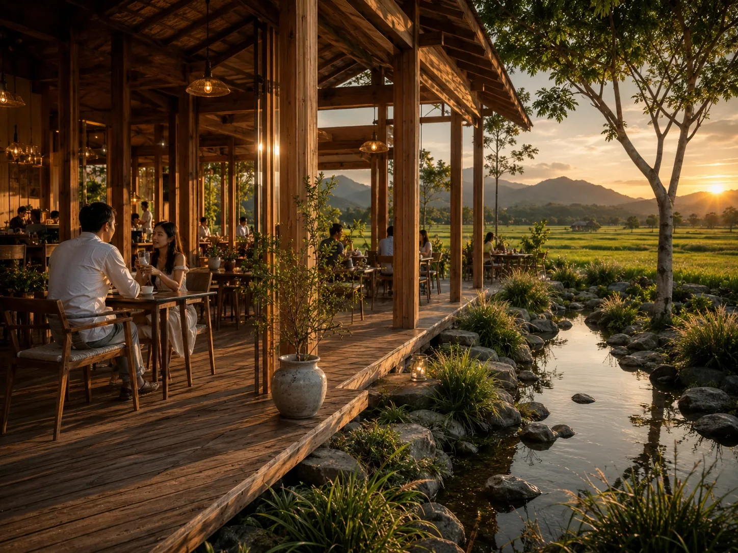 Cà phê sân vườn Yên Xuân