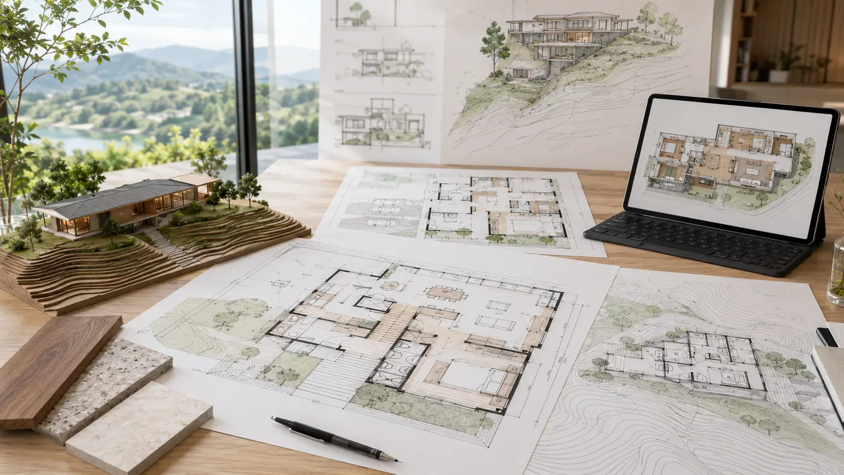 Mặt bằng 90m² · 2 phòng ngủ