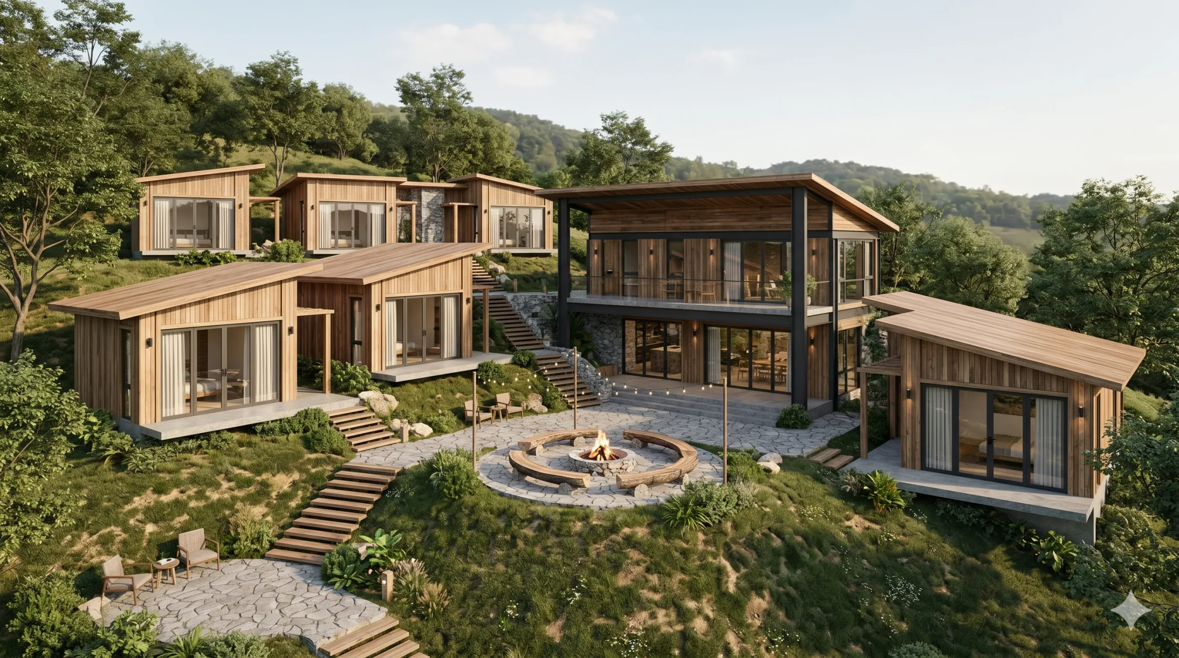 Homestay ven đồi Hòa Thạch