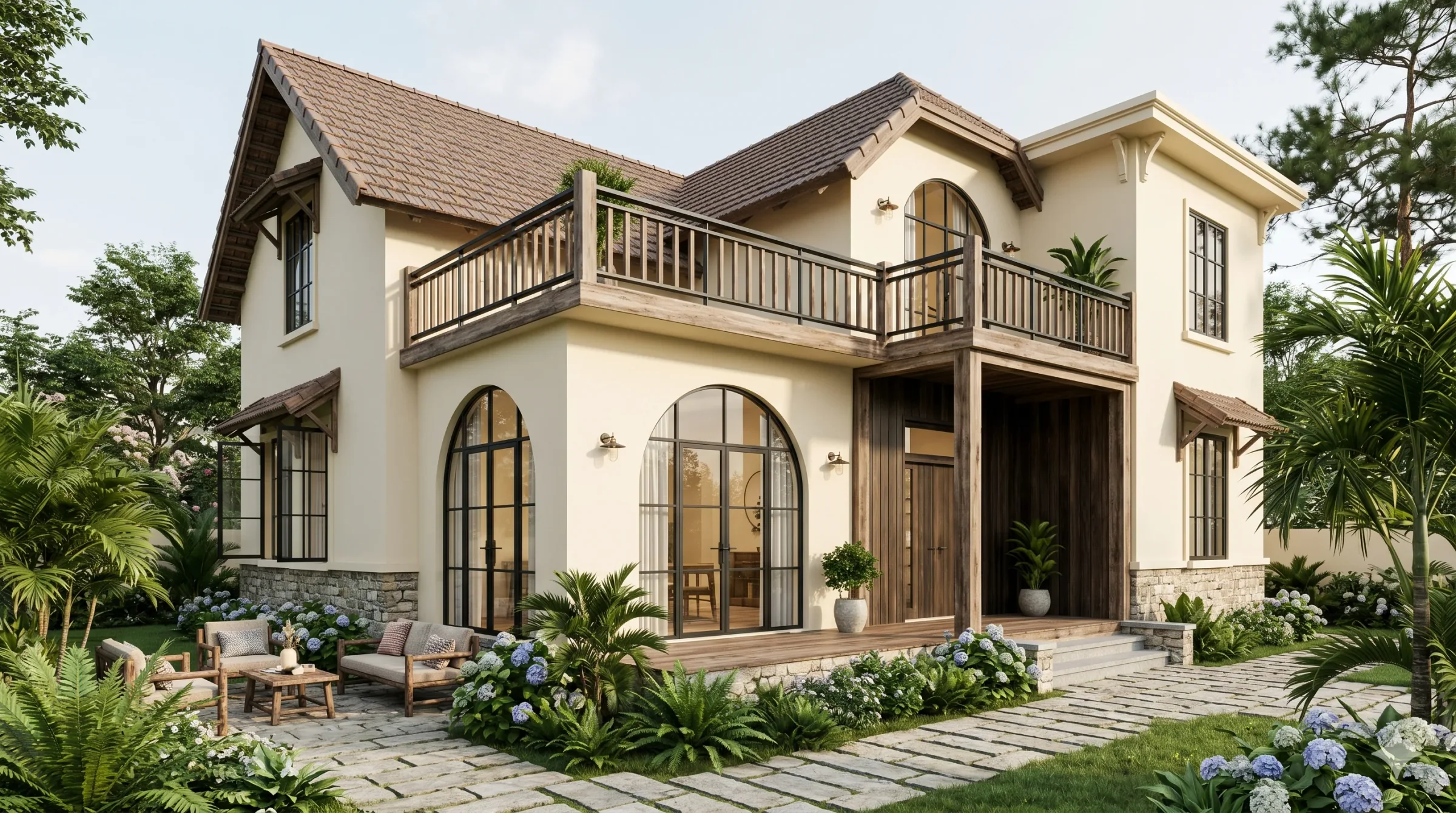 Cải tạo biệt thự cũ thành homestay