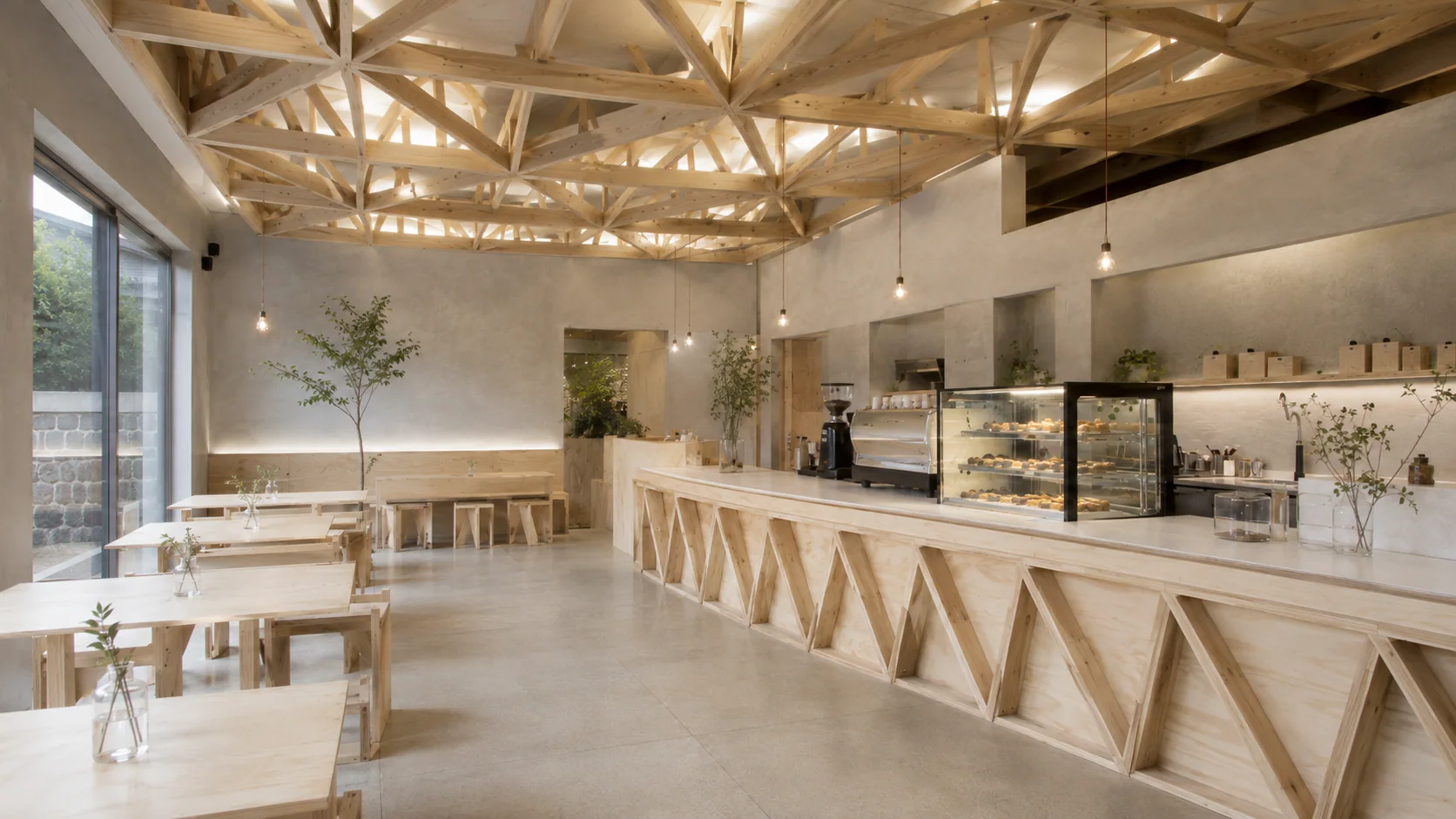 CAFE GỖ TỐI GIẢN