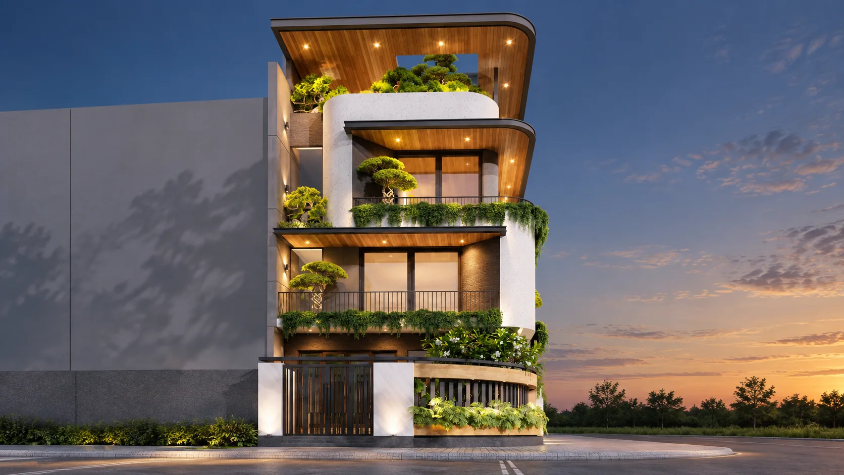Mộc Viên Curve House