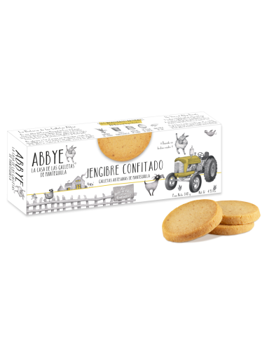 Galletas Jengibre Confitado 140 g