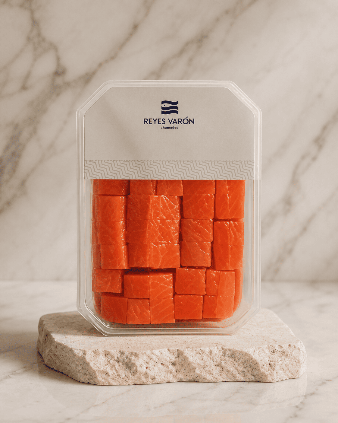 Salmon Dados Tarrina en Aceite 700gr
