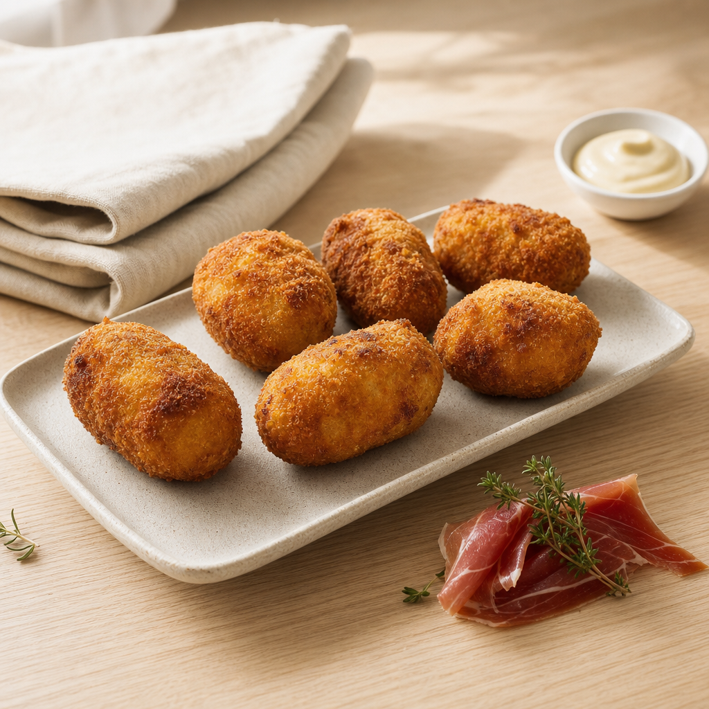 Croqueta Artesana de Jamón Ibérico (sin Gluten)