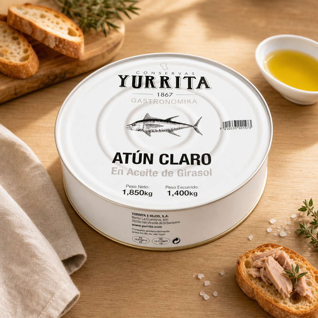 Tonyina Claro 1,8 KG en Oli de Girasol