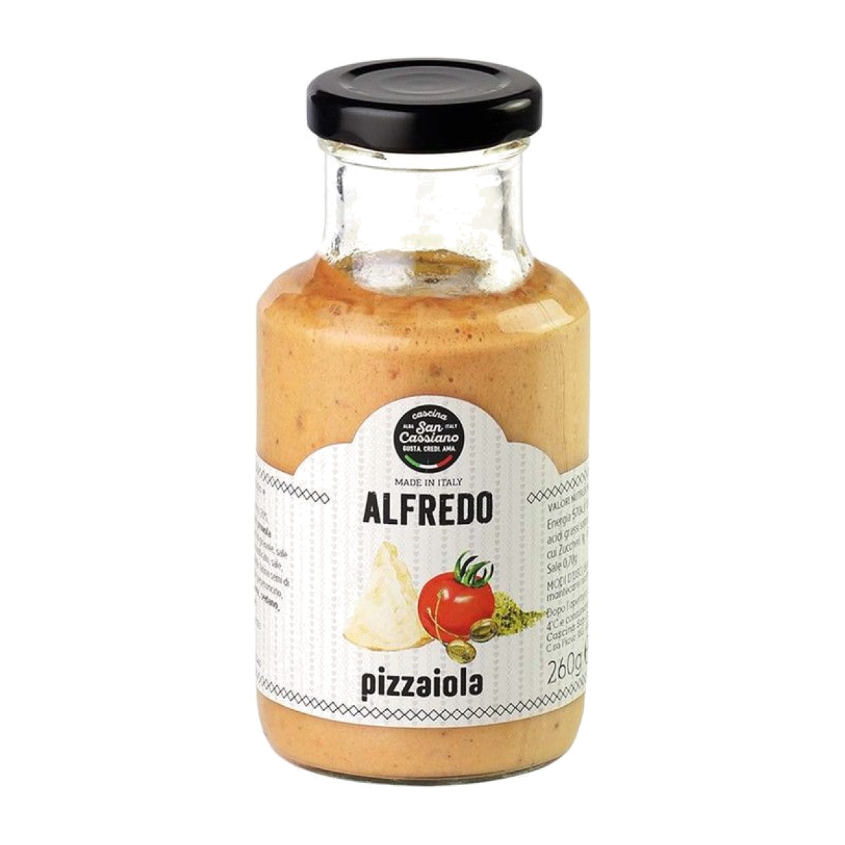Salsa Alfredo y Tomate Pizzaiola 260 g