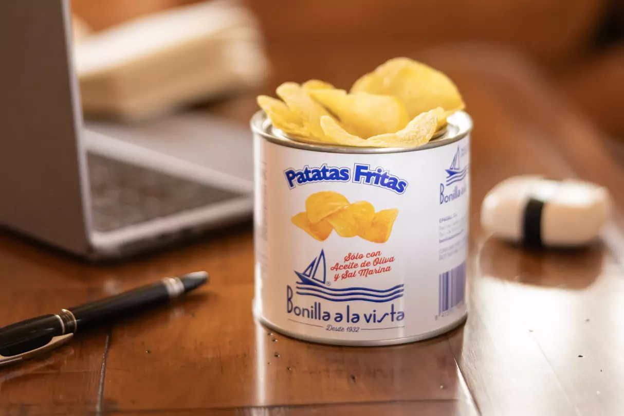 Lata de patatas fritas 40 g | Bonilla a la vista