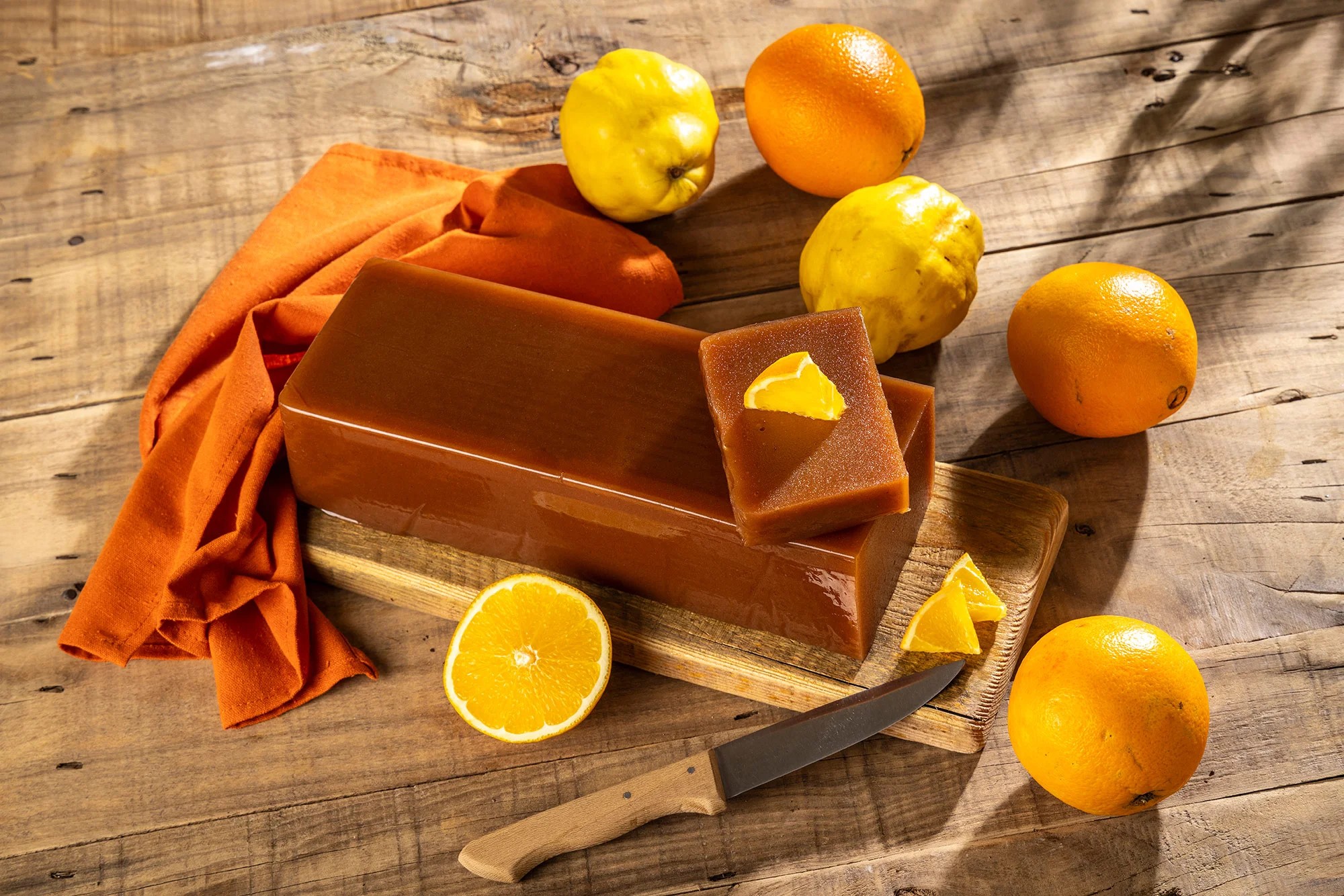 Membrillo artesano con naranja