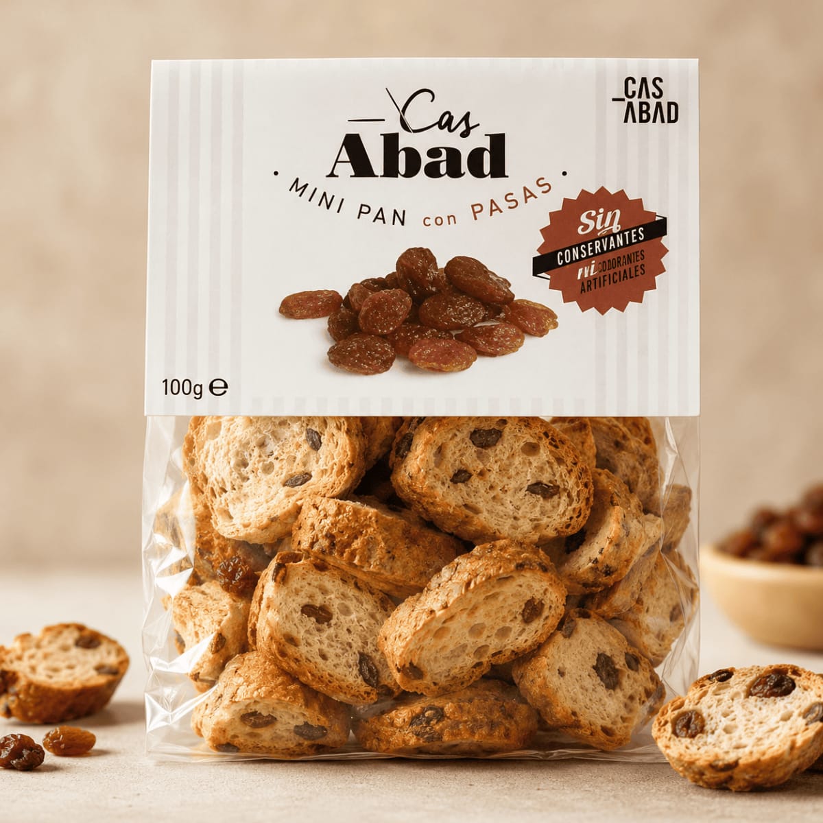 Mini Pa amb Panses 100 g