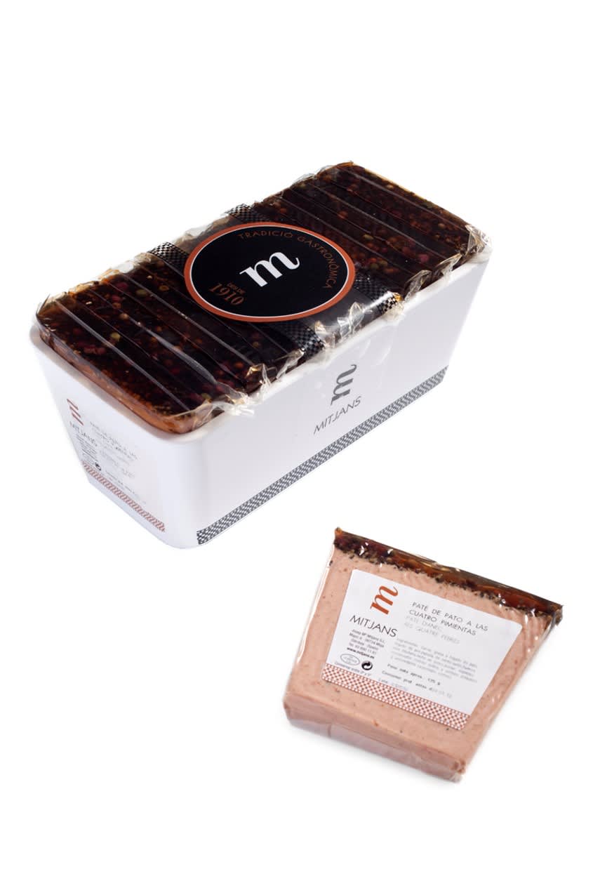 Mitjans Ànec 4 Pimientas Pretallat 120g