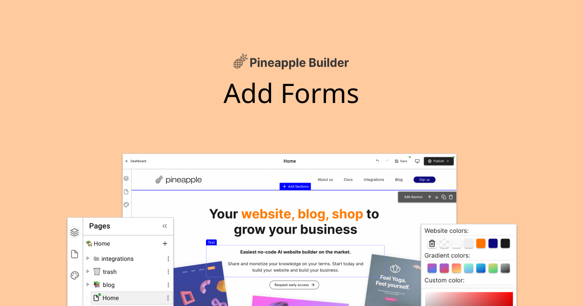 How to Add Forms to Your Website