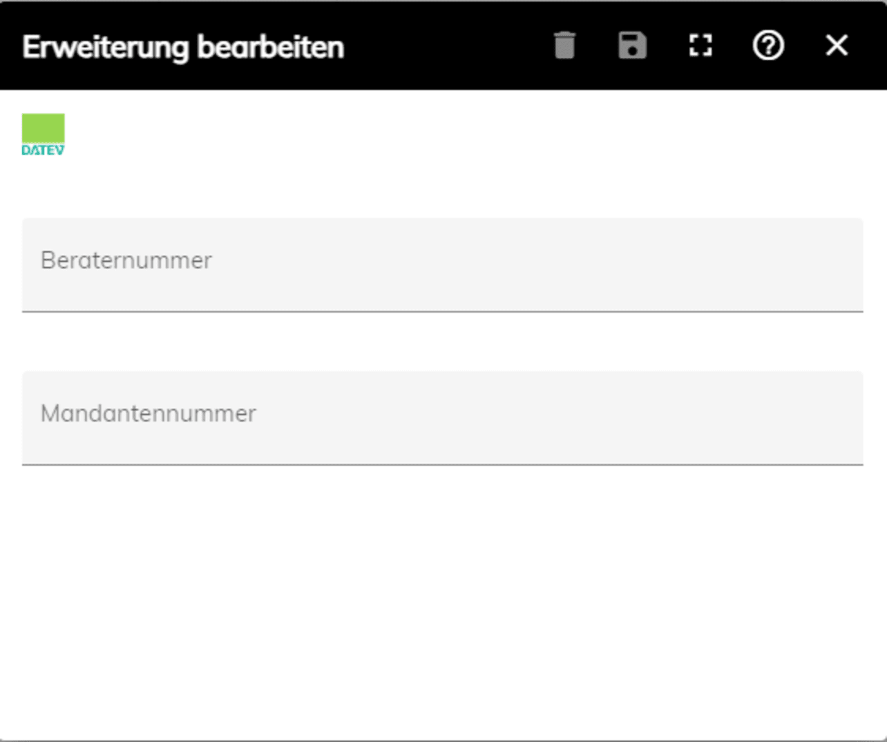 debitoor Verbindung