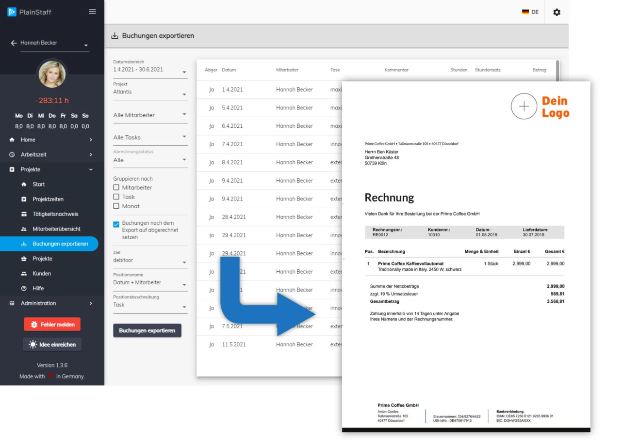 Lexware Office screenshots