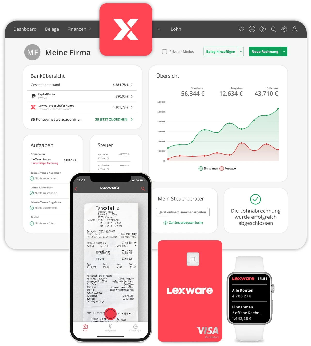 Lexware Office screenshot