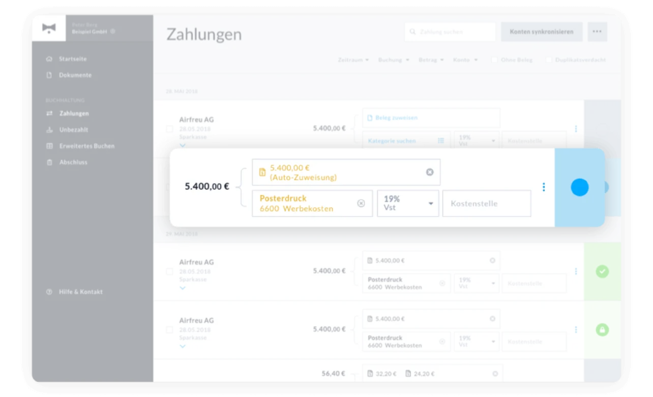 BuchhaltungsButler screenshot