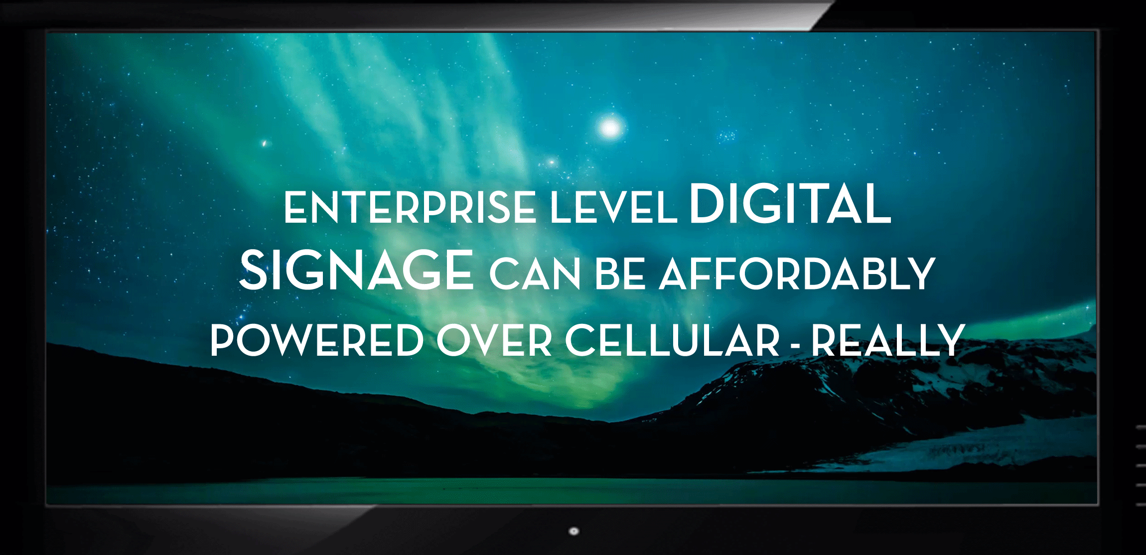 aurora digital signage information digital signage software