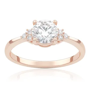 Pierścionek zaręczynowy z różowego złota z brylantami Dreamy 0,75 