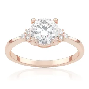 Pierścionek zaręczynowy z różowego złota z brylantami Dreamy 1,05