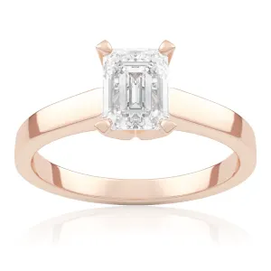Pierścionek zaręczynowy z różowego złota z diamentem Desire 1,00 ct