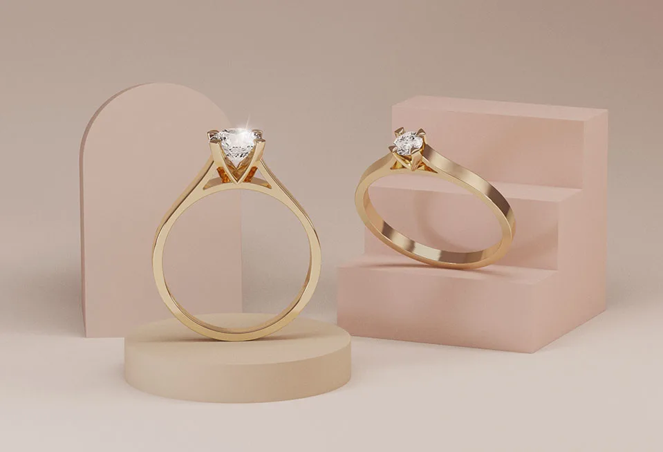 Co wyróżnia pierścionek zaręczynowy Golden Tulip 0,40 ct?
