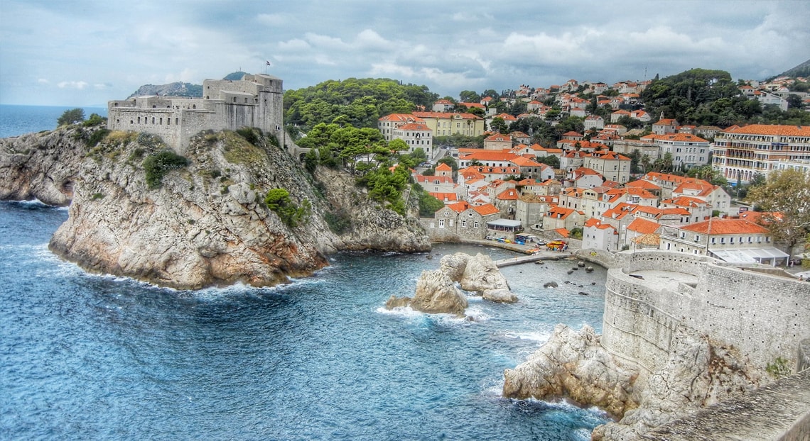 Zaręczyny w porcie Dubrovnik