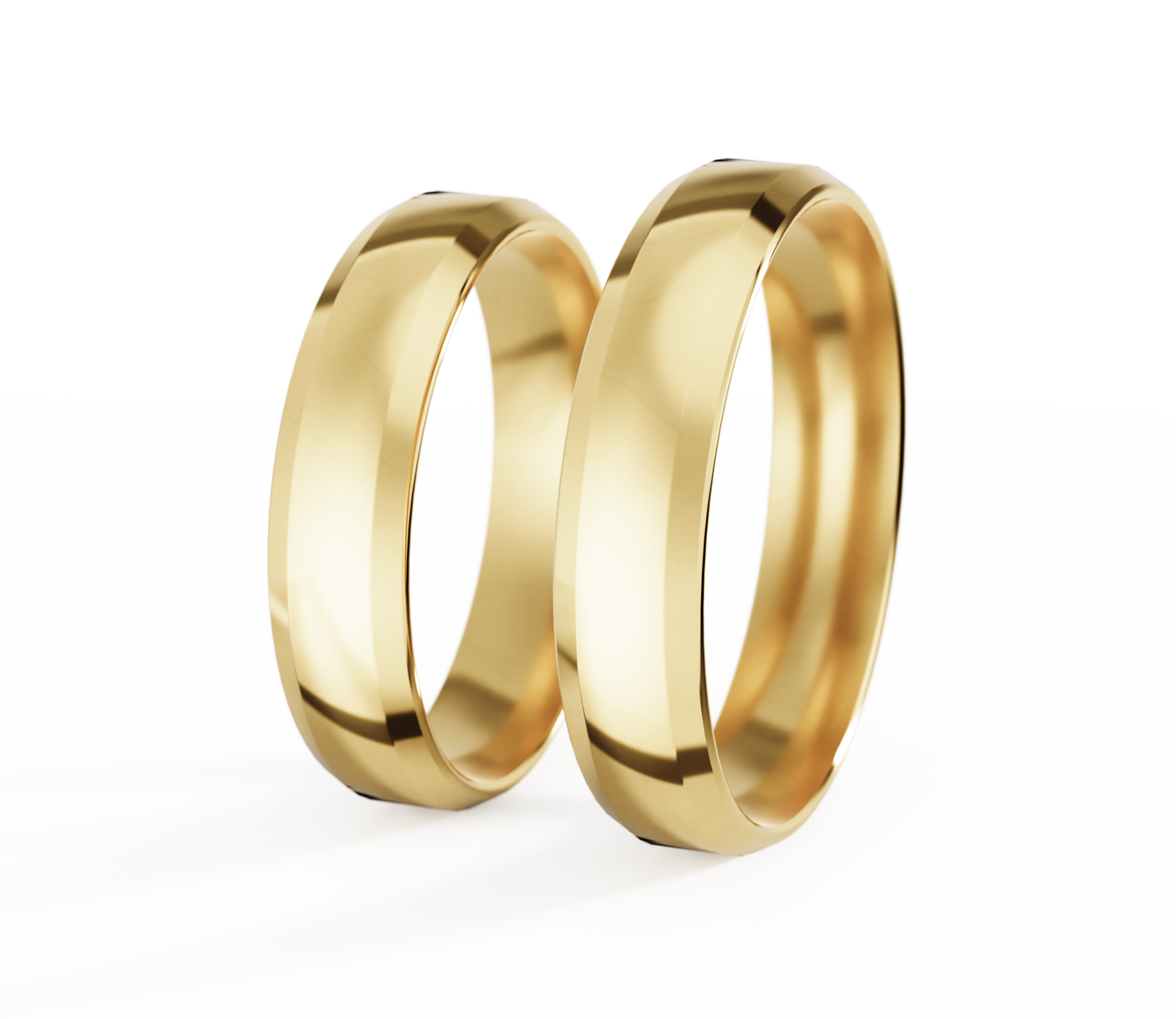 Klasyczne obrączki ślubne Z-993-Z - żółte złoto - AURORIA sklep internetowy  online