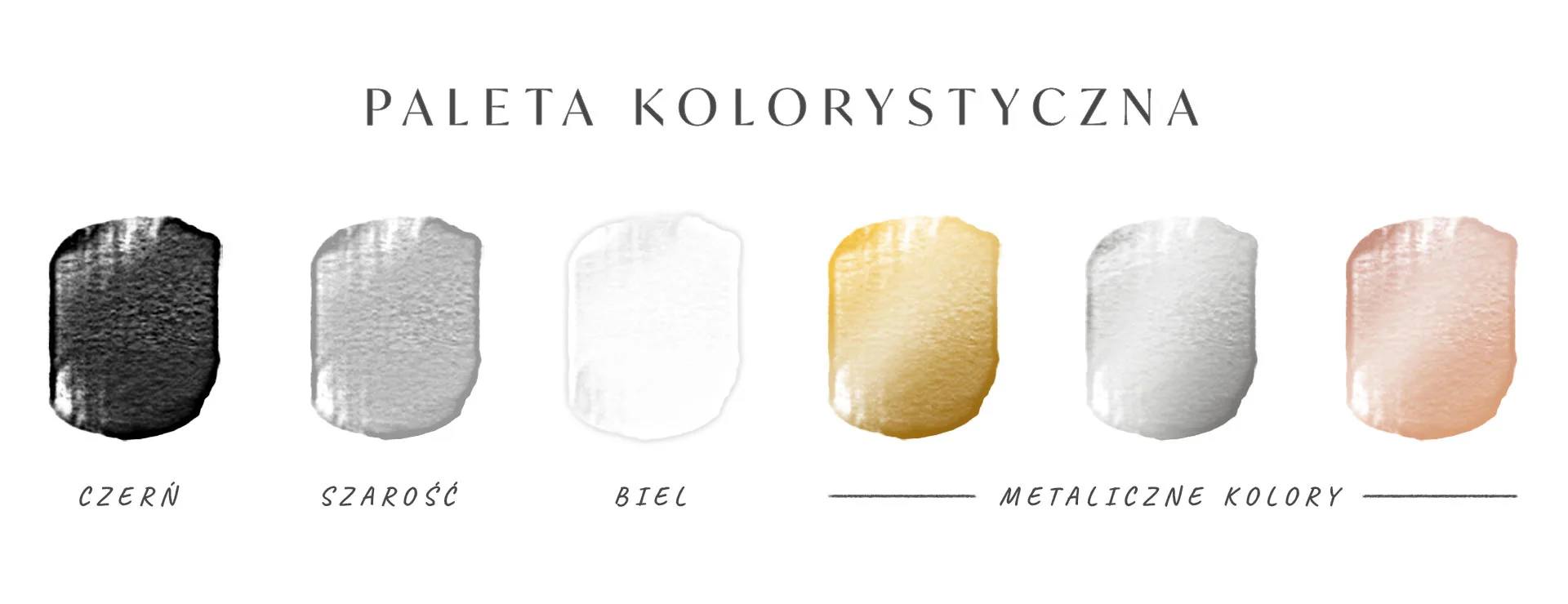 paleta kolorystyczna wesela w stylu nowoczesnym