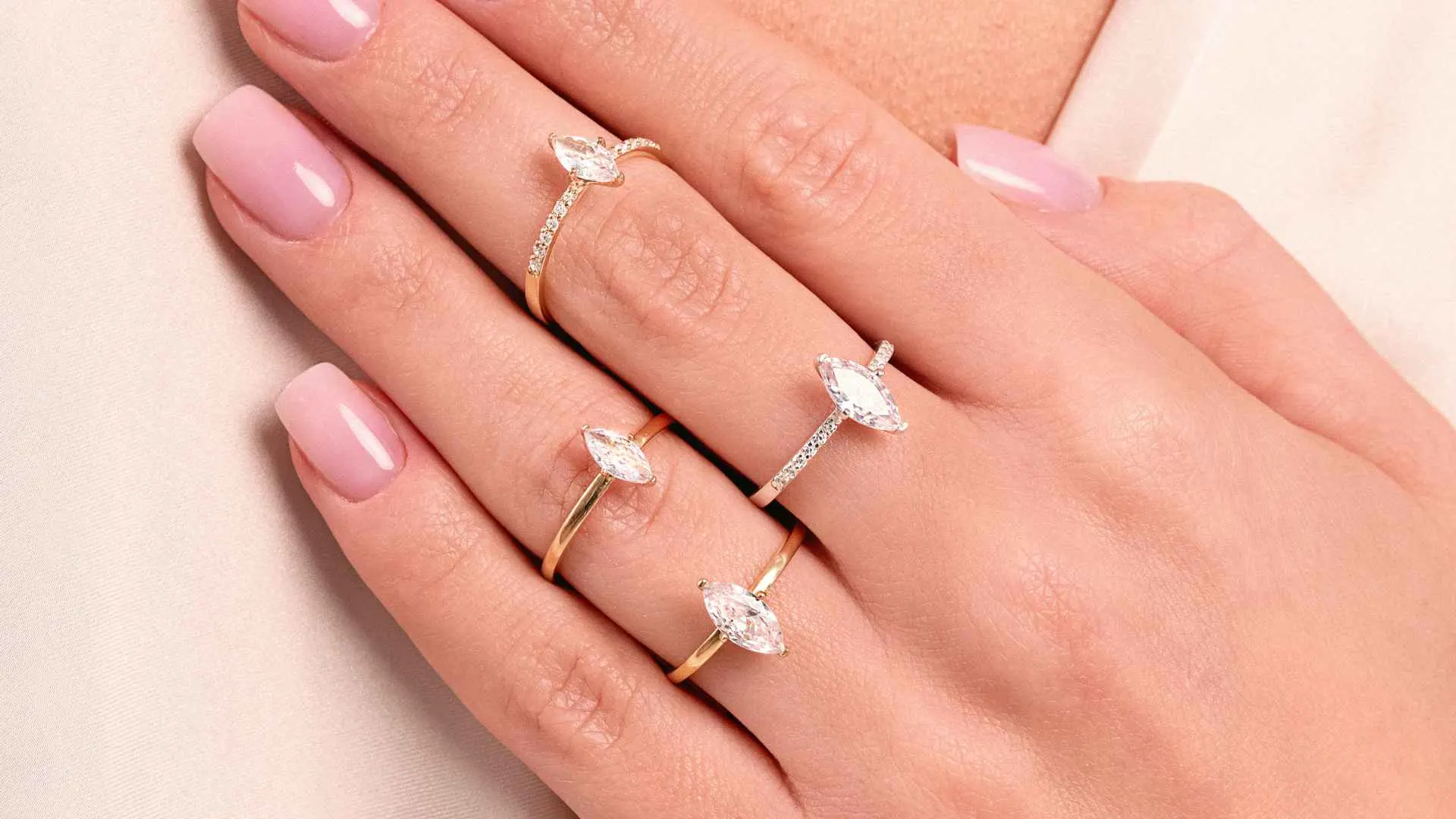 pierscionki szlif markiza