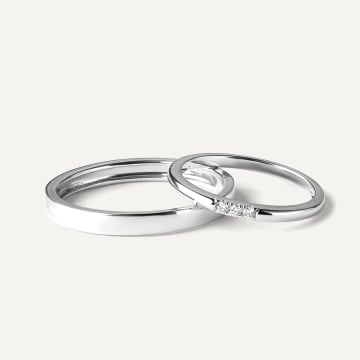 Jesse Wedding Diamond Ring - Female - 3