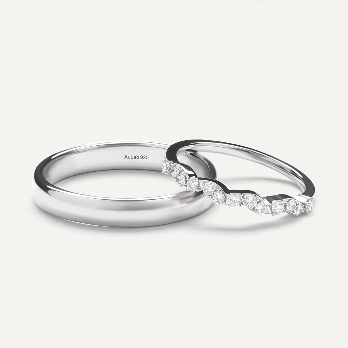 Laurent Wedding Ring - Male - 2