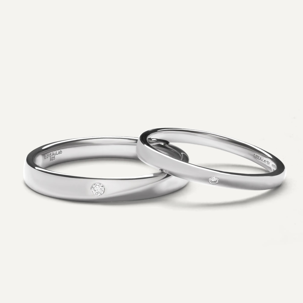 Winston Wedding Diamond Ring - Male - 2