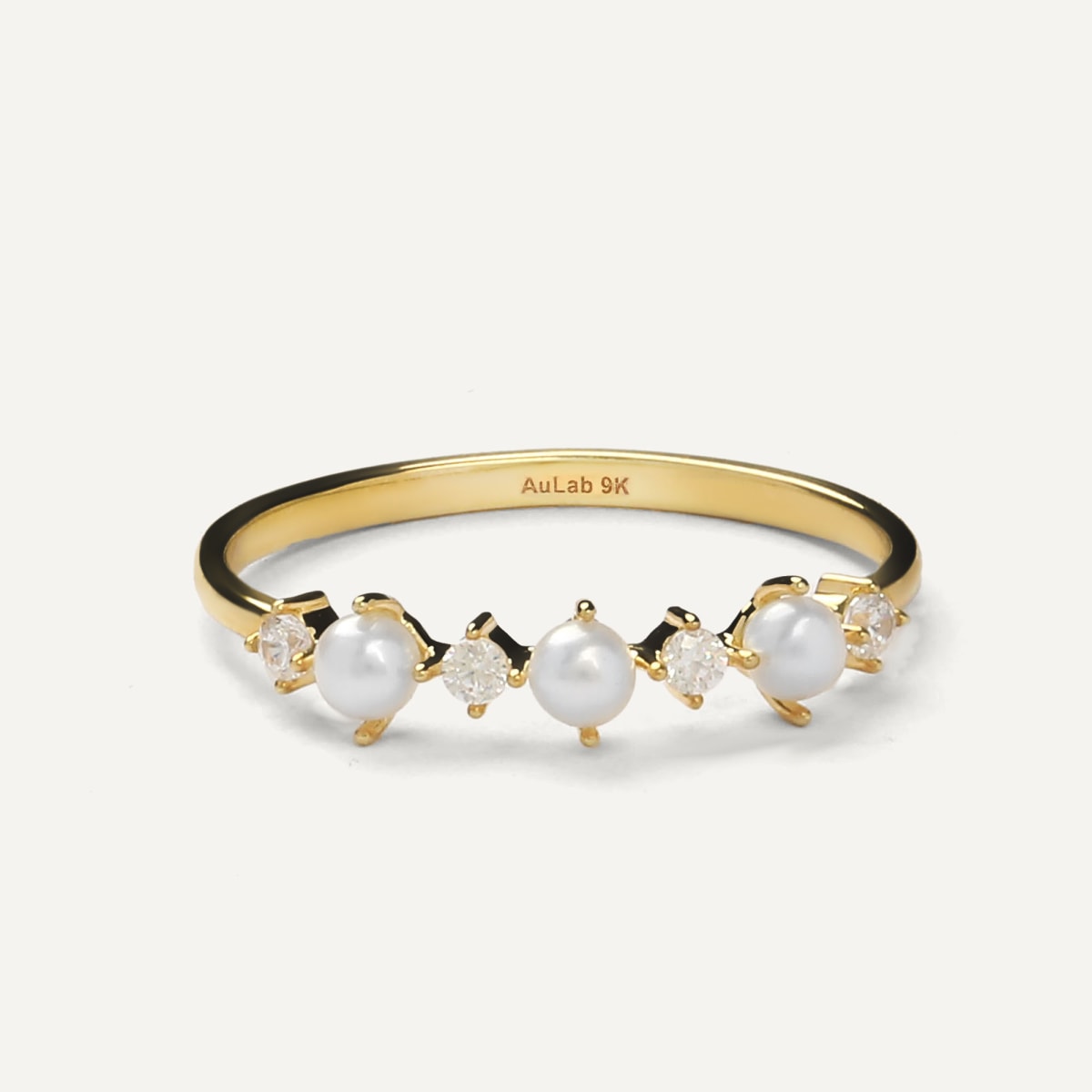 Margaret Pearl Gold Ring - 1