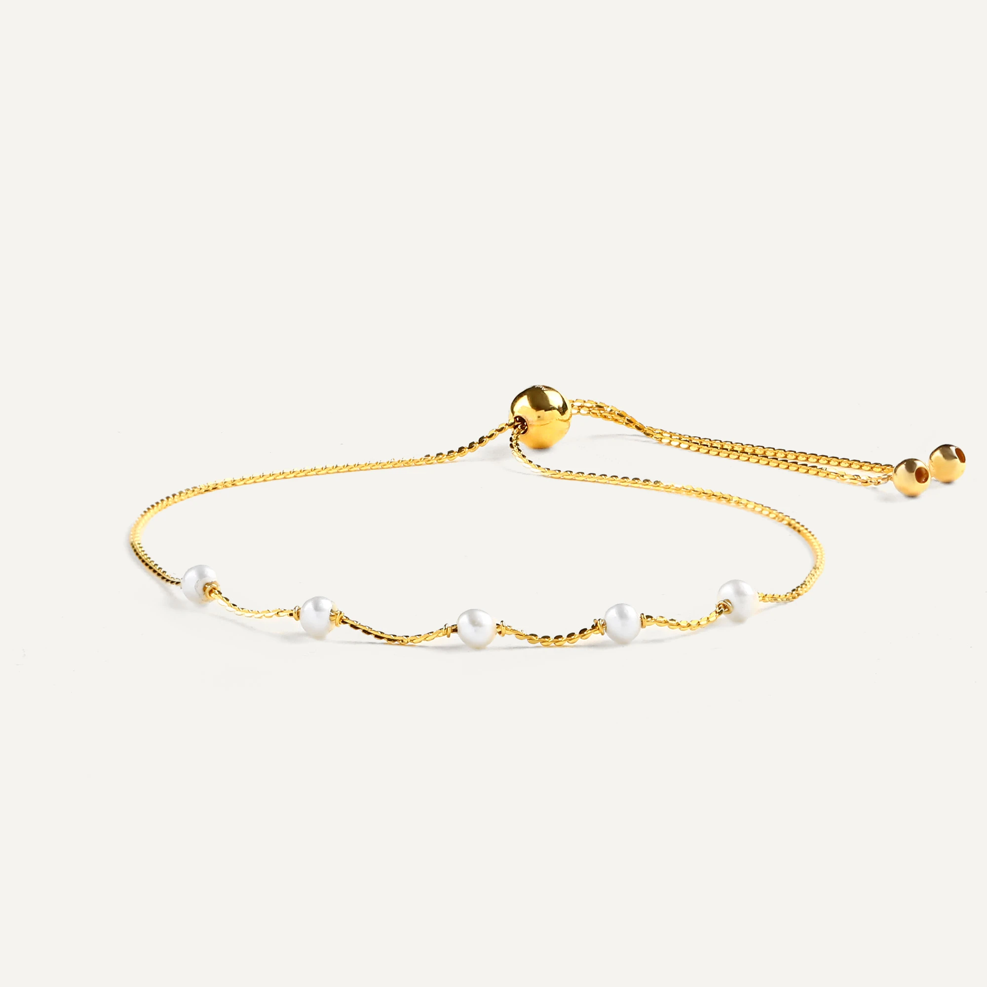 Cerelia Pearl Gold Bracelet  - 2